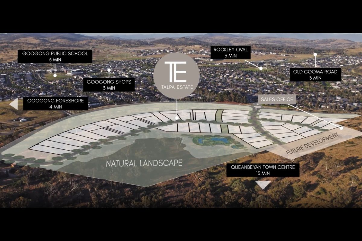 Masterplan Overlay - View South
